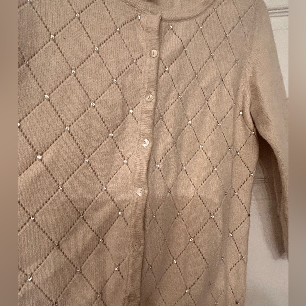 Loft Button Up Sweater Size L - image 2